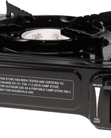 GasOne GS-1000 7,650 BTU Portable Butane Gas Stove Automatic Ignition with Carrying Case, CSA Listed