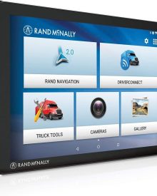Rand McNally TND Tablet 85 8-inch GPS Truck Navigator with Built-in Dash Cam, Easy-to-Read Display and Custom Truck Routing (Renewed)